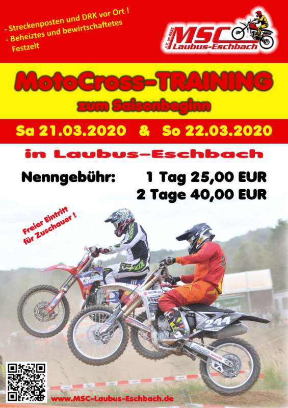 Moto-Cross-Training Laubuseschbach 2020