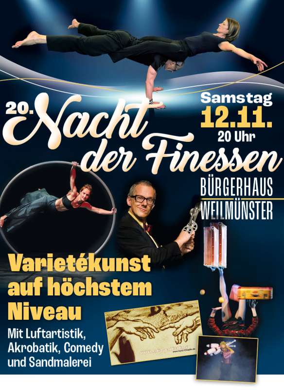 20. Nacht der Finessen in Weilmünster 