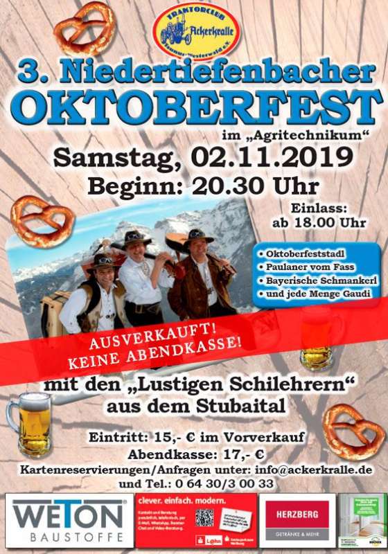 3. Niedertiefenbacher OKTOBERFEST