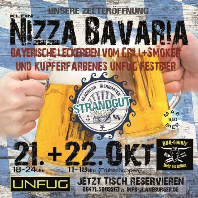 Oktoberparty im Strandgut Nizza Bavaria