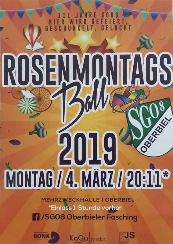 Oberbieler Rosenmontagsball 2019