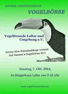 Oberhessische Vogelbörse in Lollar 2018