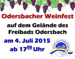Odersbacher Weinfest