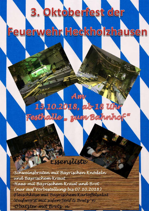 3. Oktoberfest der Feuerwehr Heckholzhausen