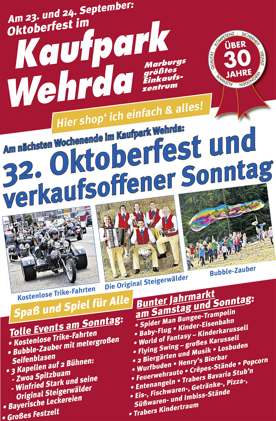 32. Oktoberfest im Kaufpark Wehrda