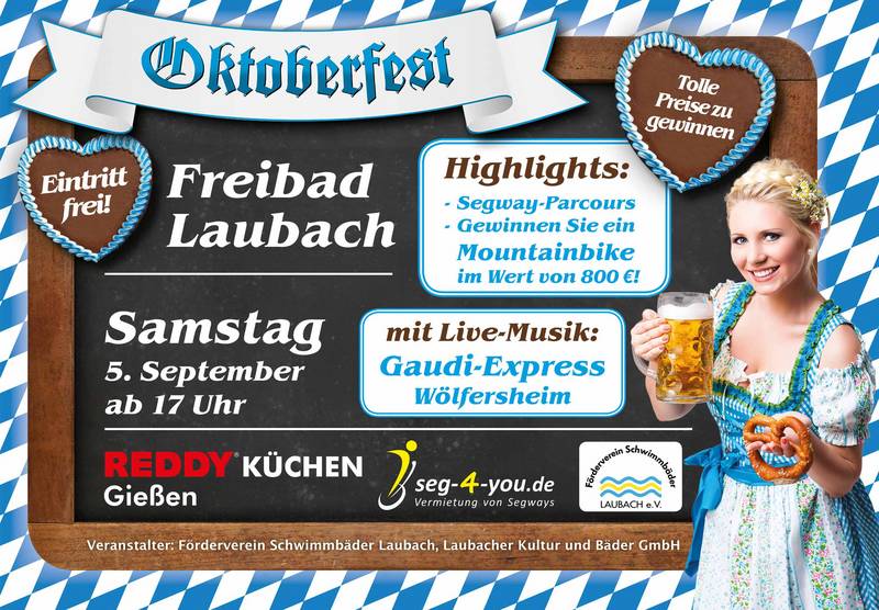 Oktoberfest im Laubacher Freibad