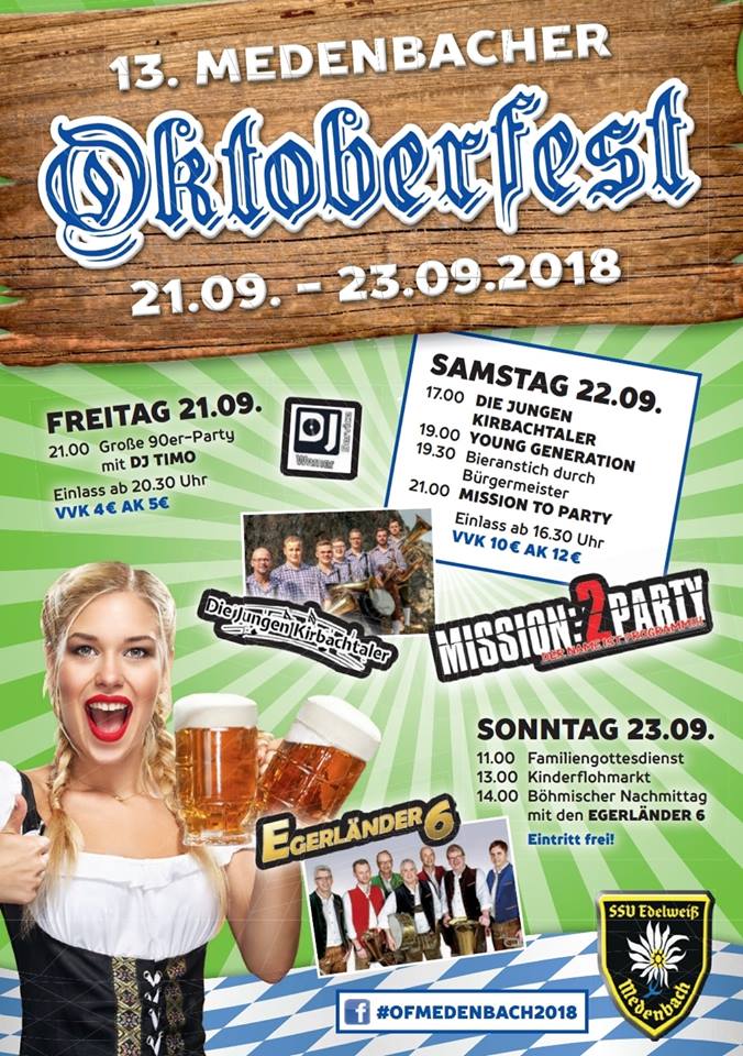 Oktoberfest Medenbach 2018