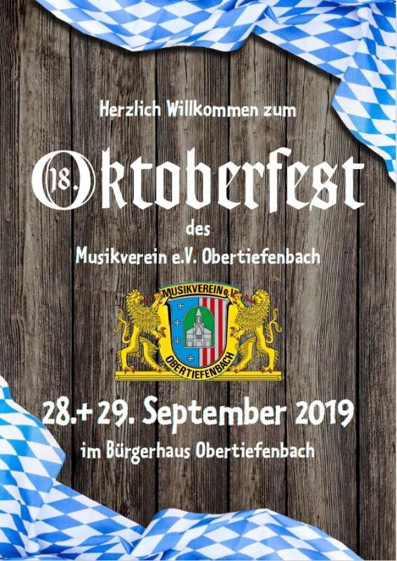 18. Oktoberfest in Obertiefenbach