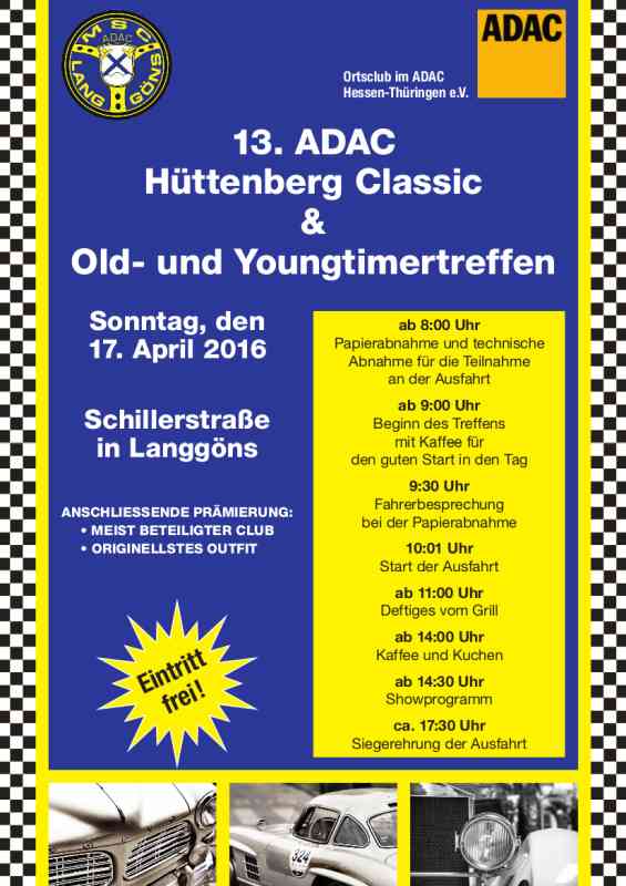 13. Old- &amp; Youngtimertreffen des MSC Lang-Göns