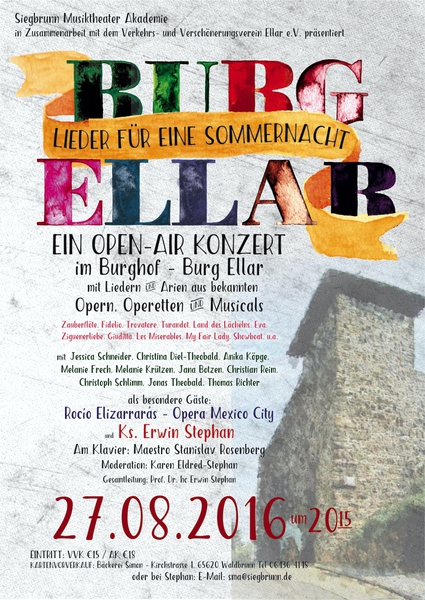Open Air Konzert auf der Burg Ellar