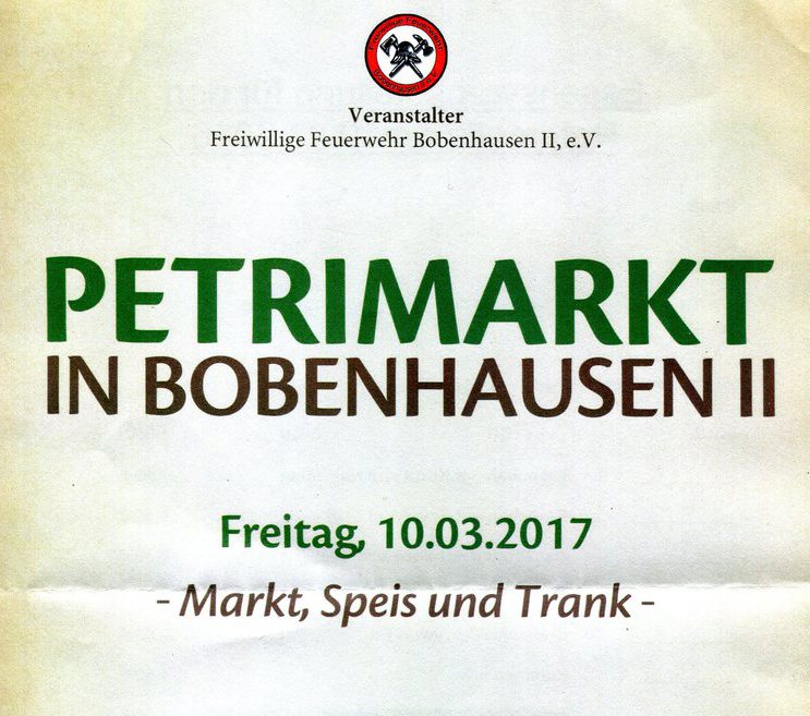 Petrimarkt Bobenhausen II 2017