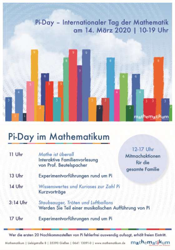 Pi-Day - Internationaler Tag der Mathematik