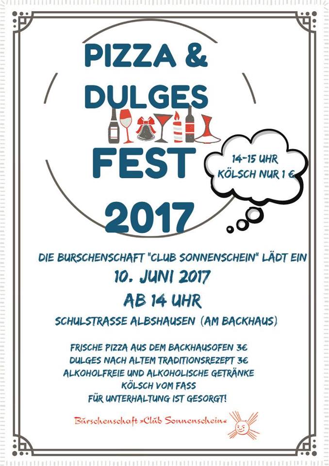 Pizza- und Dulgesfest Solms-Albshausen 2017