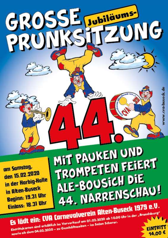 44. Prunksitzung des CVA Alten-Buseck