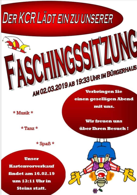 Räärer Faschingssitzung 2019