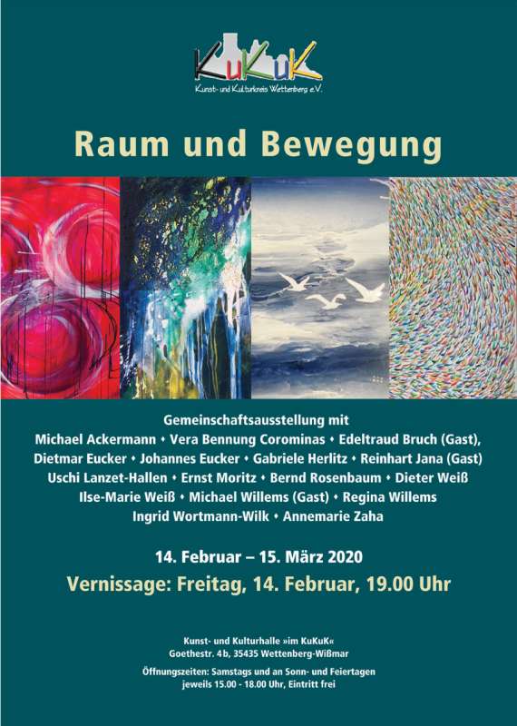 Gemeinschaftsausstellung Raum und Bewegung