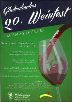 20. Weinfest Gladenbach