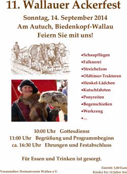 11. Ackerfest in Wallau