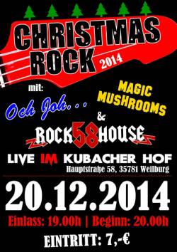 CHRISTMAS ROCK 2014 - LIVE im Kubacher Hof