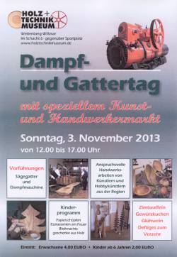 Dampf- und Gattertag mit Bauernmarkt