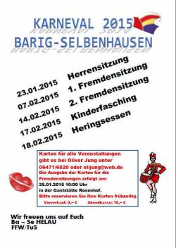 Kinderfasching im DGH Barig-Selbenhausen