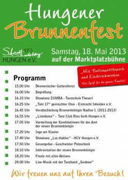 Hungener Brunnenfest 2013