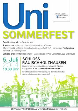 Uni-Sommerfest auf Schloss Rauischholzhausen