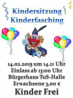 Kindersitzung Weinbach