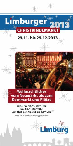 Limburger Christkindlmarkt 2013