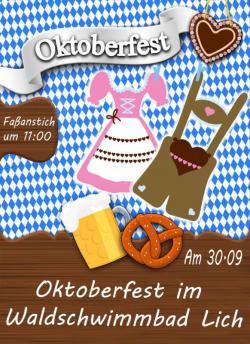 Oktoberfest im Licher Waldschwimmbad