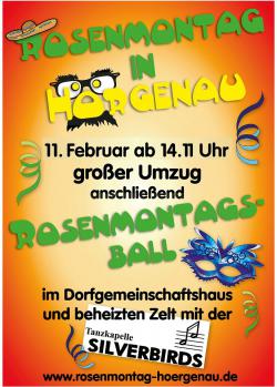 Rosenmontagsumzug in Lautertal-Hörgenau