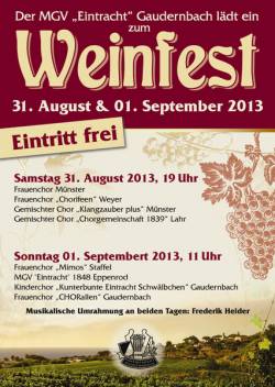 Weinfest Gaudernbach