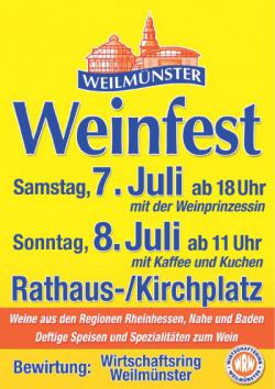 13. Weinfest in Weilmünster