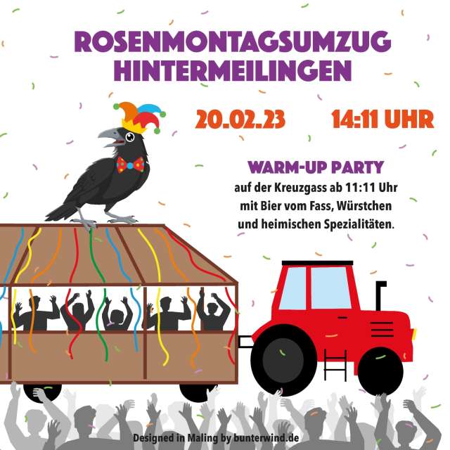 Rosenmontagszug Hintermeilingen 2023