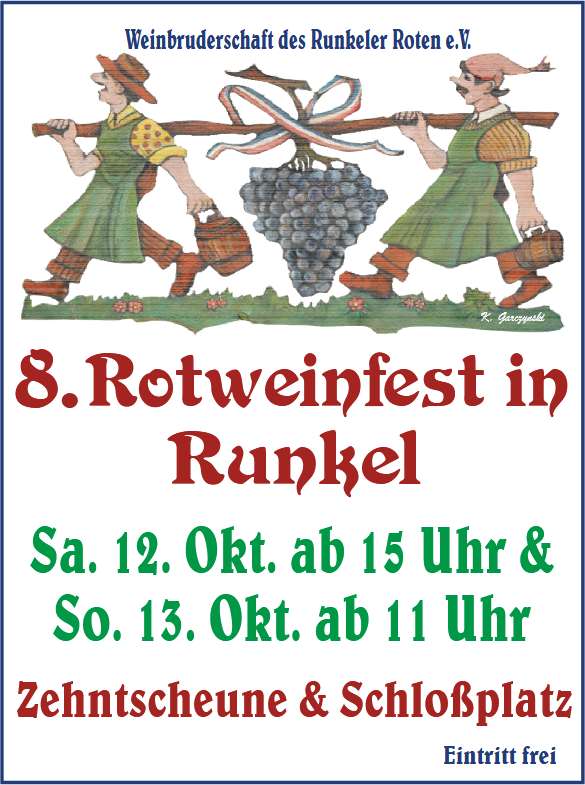 8. Rotweinfest Runkel