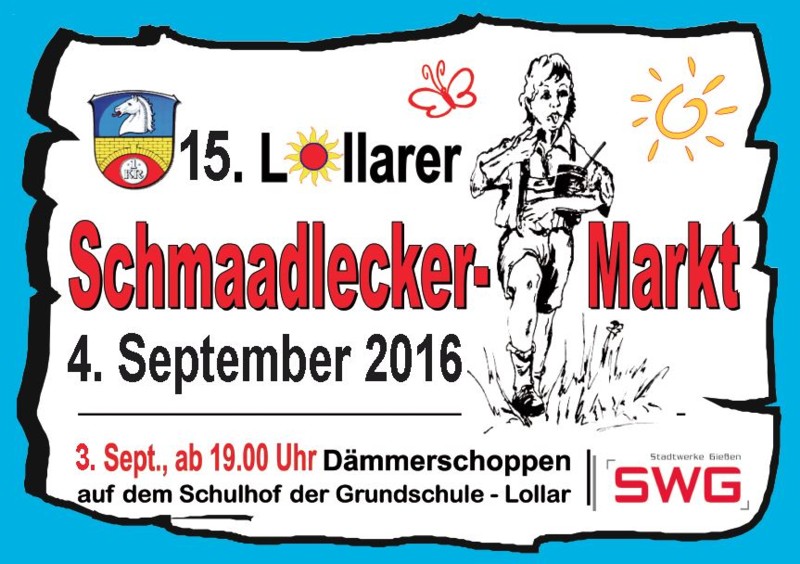 Schmaadleckermarkt Lollar 2016