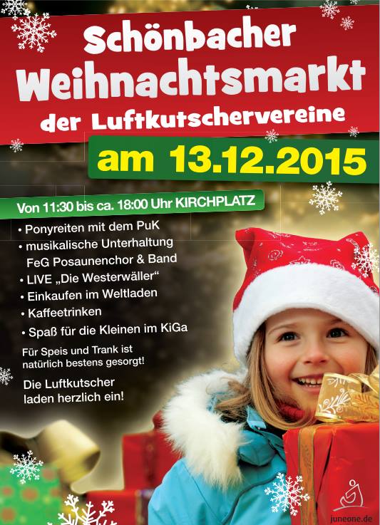 Schönbacher Weihnachtsmarkt 2015