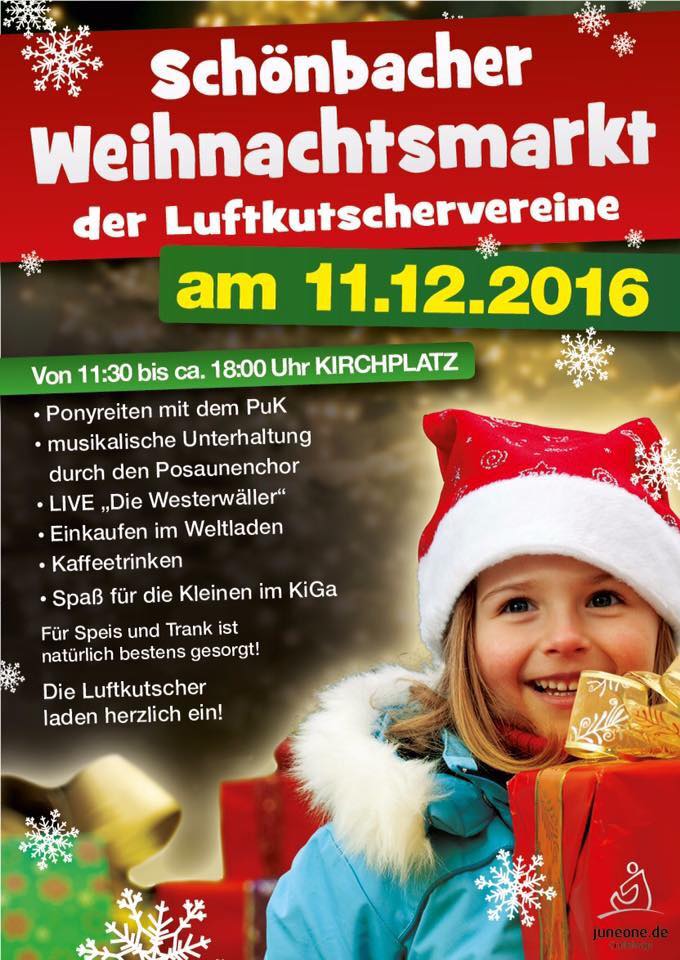 Schönbacher Weihnachtsmarkt 2016