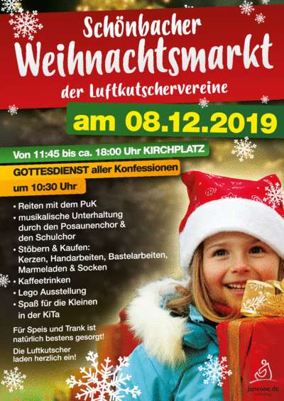 9. Schönbacher Weihnachtsmarkt der Luftkutschervereine