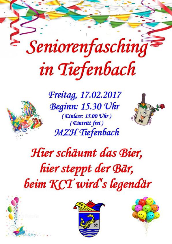 Seniorensitzung Tiefenbach 2017