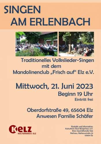 Singen am Erlenbach 2023