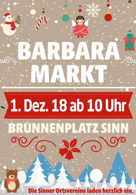 Sinner Barbaramarkt 2018