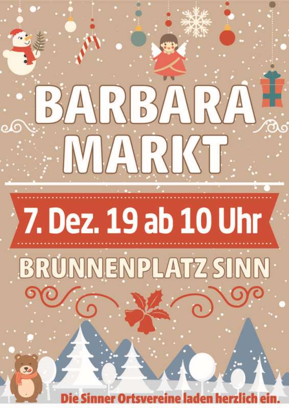 Sinner Barbaramarkt 2019