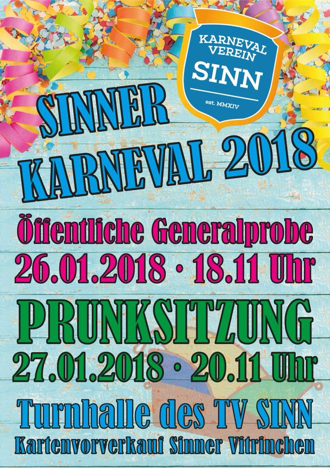 Prunksitzung Sinn 2018