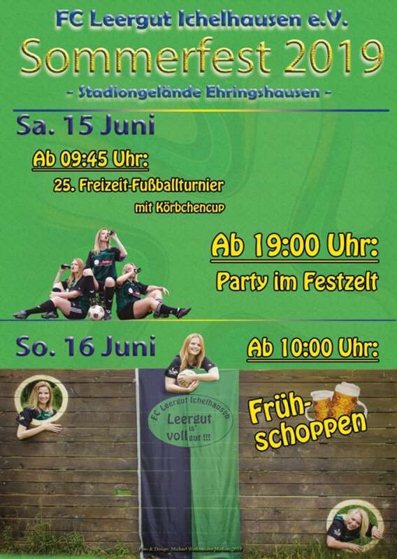 Sommerfest mit 25. Freizeitfußballturnier Ehringshausen