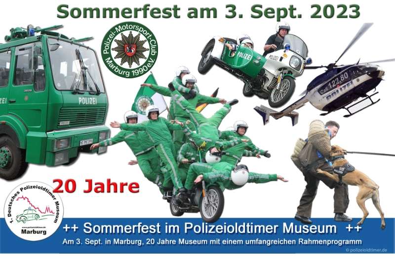 Sommerfest im Polizeioldtimer Museum 2023