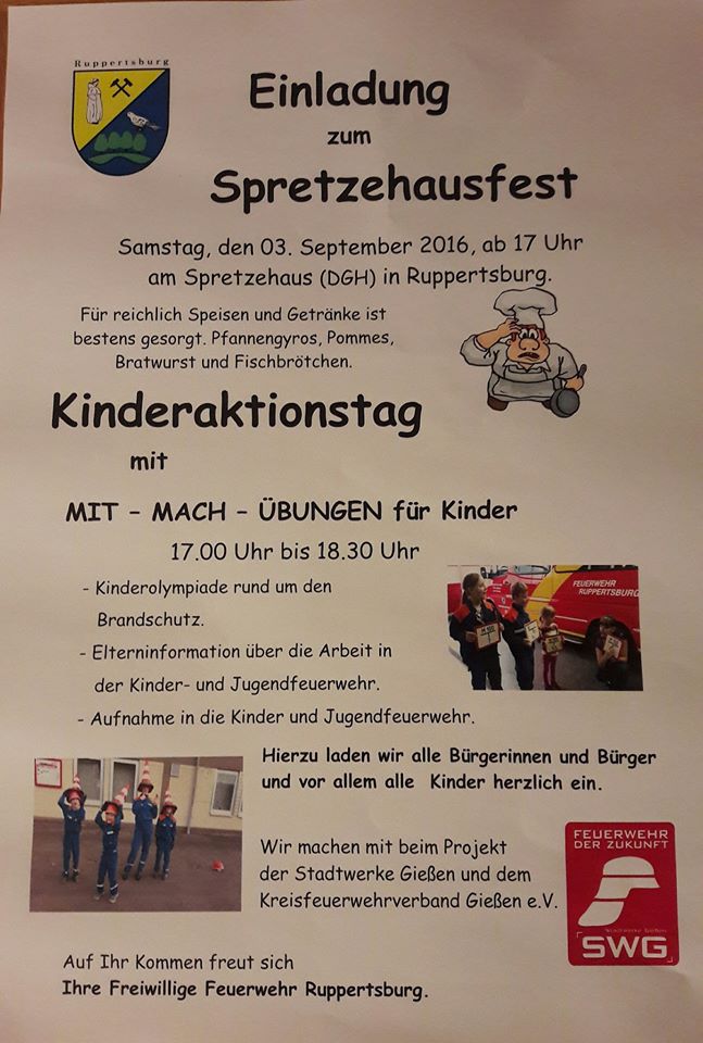 Spretzehausfest Ruppertsburg