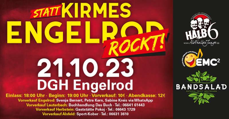 (Statt) KIRMES ENGELROD (rockt!)