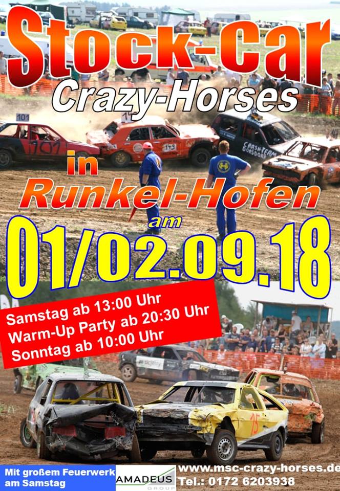 Stockcar-Rennen in Runkel-Hofen 2018