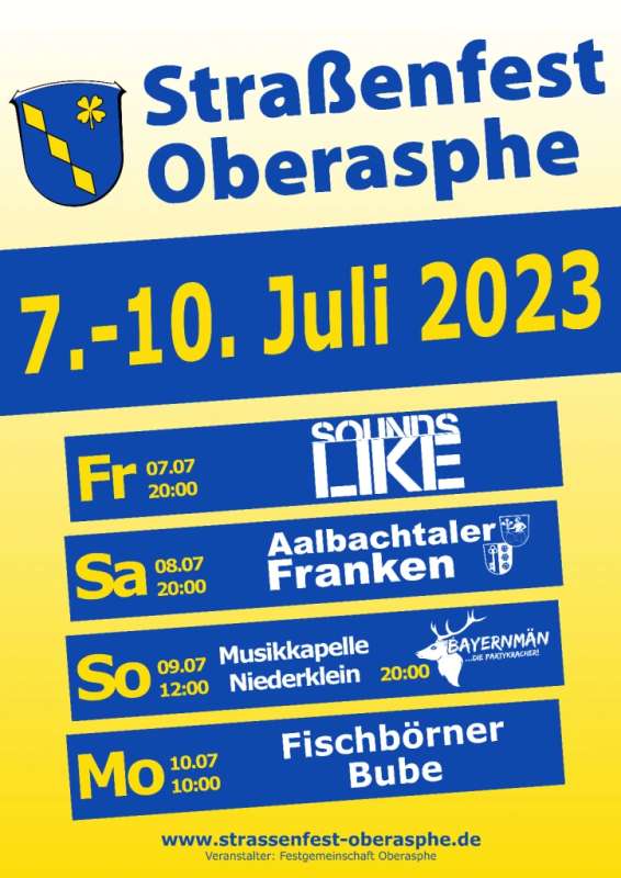 Straßenfest Oberasphe 2023